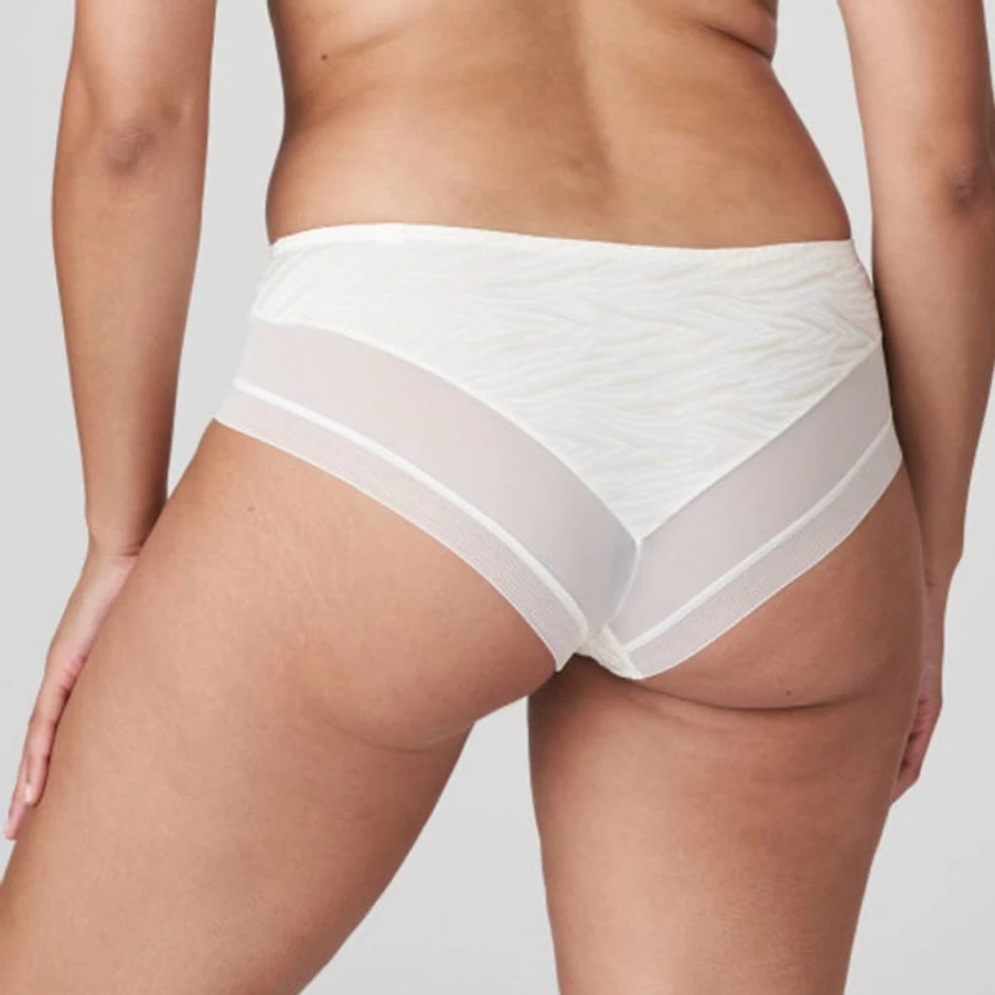 Primadonna Twist Newington Hotpant in Natural Ivory | High-Waisted Shorts for Women
