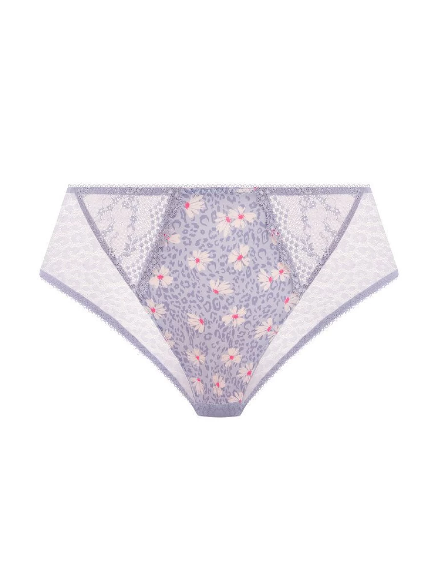 Elomi Lucie High Leg Brief in Aleutian - Supportive Plus Size Underwear