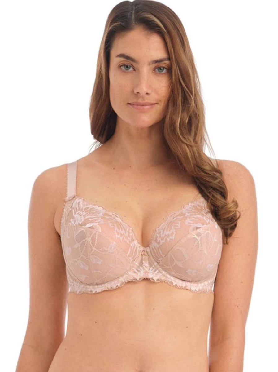 Fantasie Aubree Side Support Bra – Full Cup Underwire Bra with Lace Detailing for Women